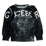 Iceberg Maglia tinta unita con Stampa Nero per Neonato MGICE6306BXX NERO ICEBERG 