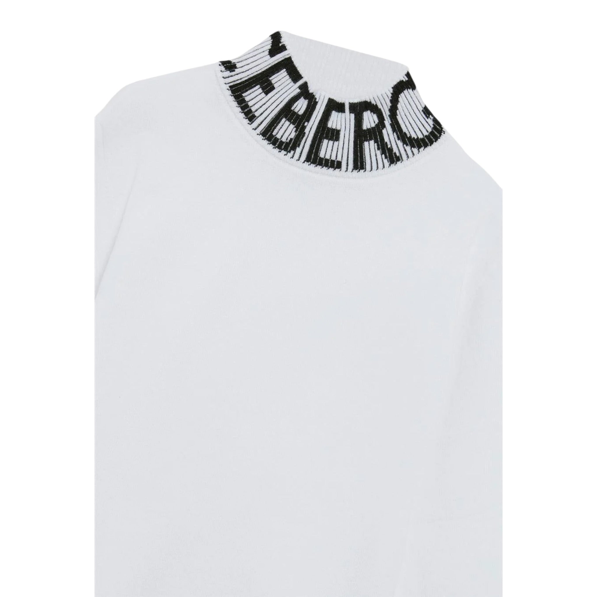 Iceberg Maglia tinta unita Collo Alto con Stampa Bianco per Bambina MGICE6352J BIANCO ICEBERG 