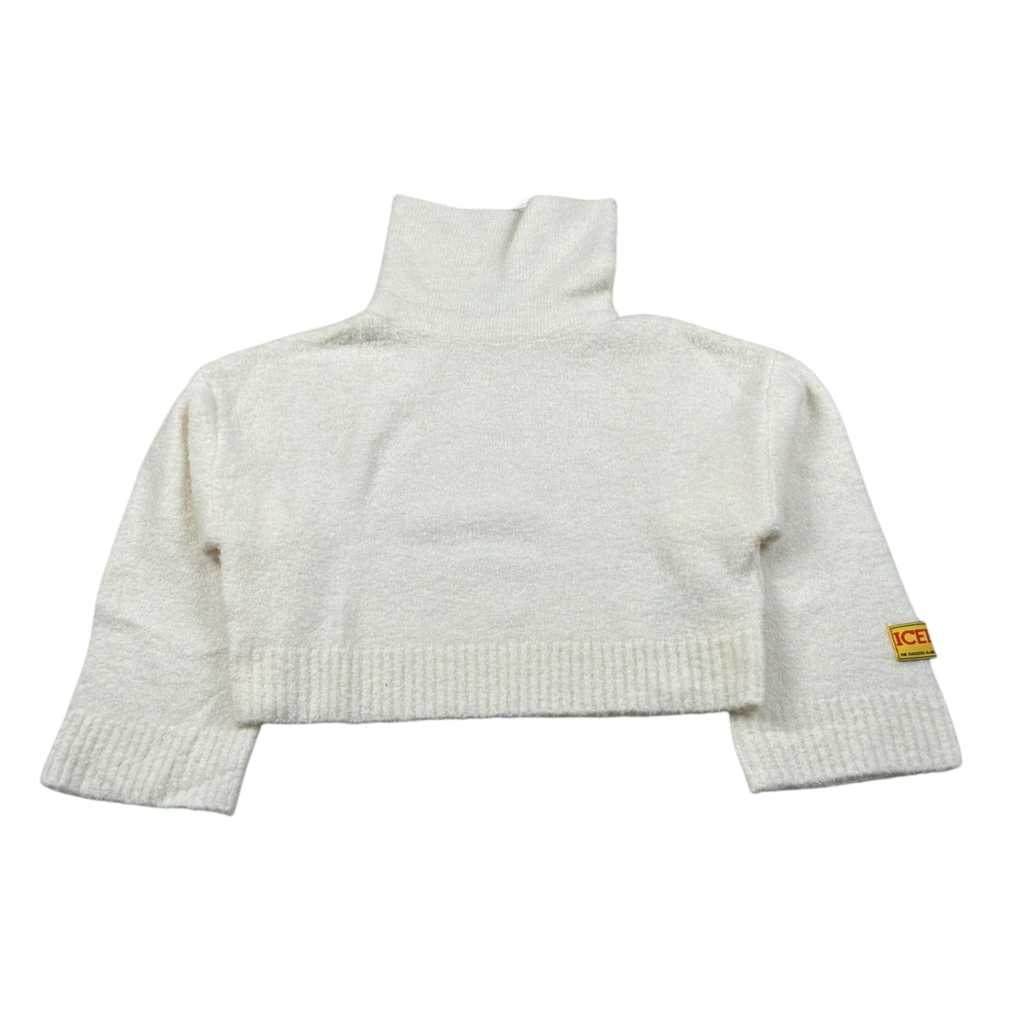 Iceberg Maglia Collo Alto tinta unita Panna per Bambina MGICE6355J PANNA ICEBERG 