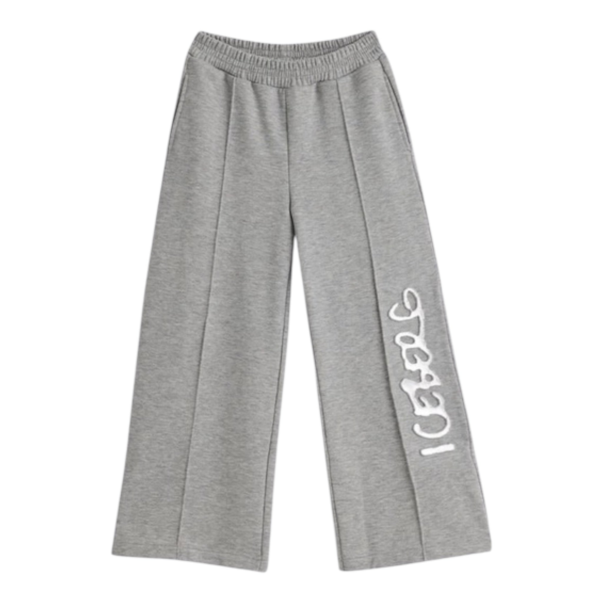 Iceberg Pantalone Modello Tuta tinta unita Modello A Palazzo Grigio per Bambina PFICE5152J GRIGIO ICEBERG 