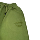 Iceberg Pantalone Tuta tinta unita con Logo Verde per Bambino PFICE6301J VERDE ICEBERG 