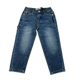 Iceberg Jeans tinta unita con Girovita Regolabile Blu per Neonato PTICE6301BN BLU ICEBERG 