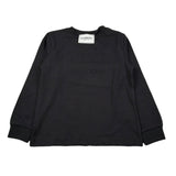 Iceberg Shirt Girocollo tinta unita con Logo Nero per Bambino TSICE6315BJ NERO ICEBERG 