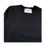 Iceberg Shirt Girocollo tinta unita con Logo Nero per Bambino TSICE6315BJ NERO ICEBERG 