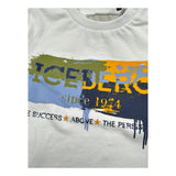 Iceberg Shirt Girocollo tinta unita con Stampa Bianco per Neonato TSICE6319B BIANCO ICEBERG 