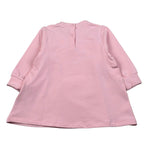 Iceberg Abito Manica Lunga Tinta Uita con Logo Rosa per Neonata VSICE6360BN ROSA ICEBERG 