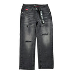 Icon Jeans tinta unita con Strappi Nero per Bambino IBDT00720 NERO ICON 