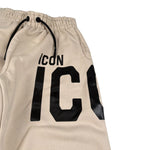 Icon Pantalone Tuta tinta unita con Logo Beige per Bambino IBSP00742 BEIGE ICON 