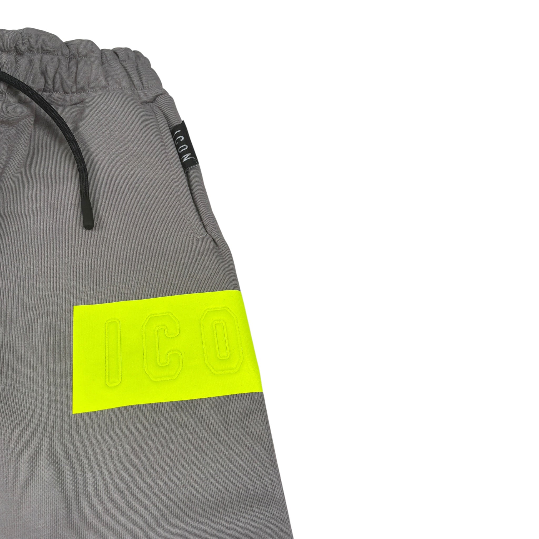 Icon Pantalone Tuta tinta unita con Logo Grigio per Bambino IBSP00830 GRIGIO ICON 
