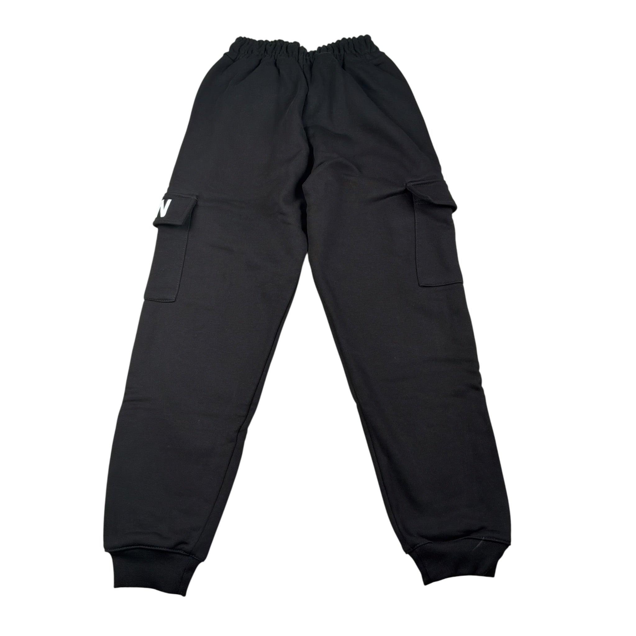 Icon Pantalone tinta unita con Logo Nero per Bambino IBSP752 NERO ICON 