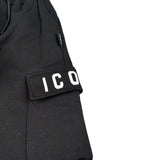 Icon Pantalone tinta unita con Logo Nero per Bambino IBSP752 NERO ICON 