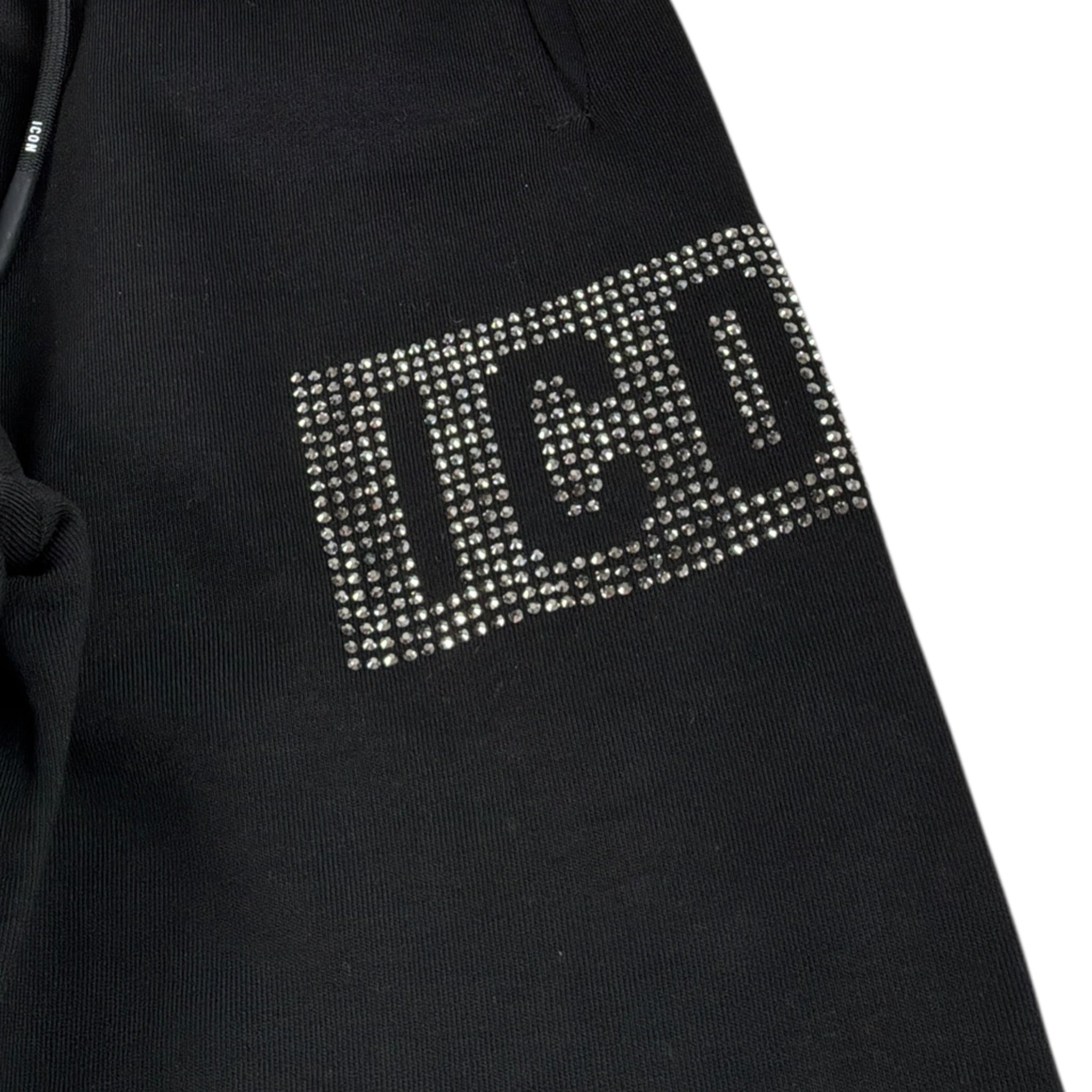 Icon Pantalone Modello A Palazzo tinta unita Nero per Bambina IGSP00908 NERO ICON 