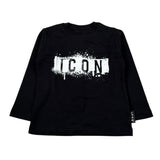 Icon Shirt Girocollo tinta unita Nero per Neonato INBKL00883 NERO ICON 