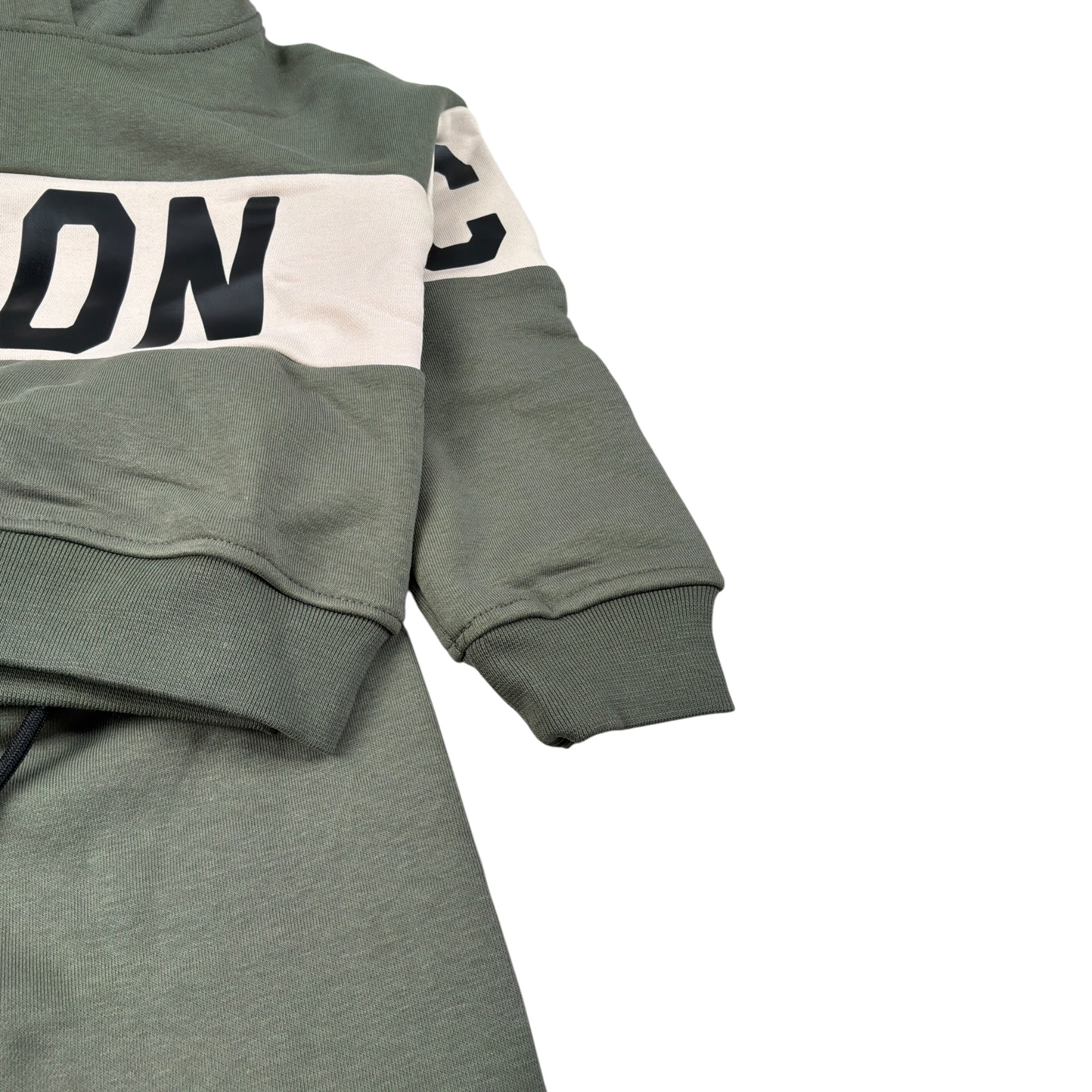 Icon Completo 2 Pezzi Feloa-Pantalone tinta unita Verde per Bambino INFBS00877 VERDE ICON 
