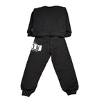 Icon Completo 2 Pezzi Feloa-Pantalone tinta unita Nero per Bambino INFBS008921 NERO ICON 