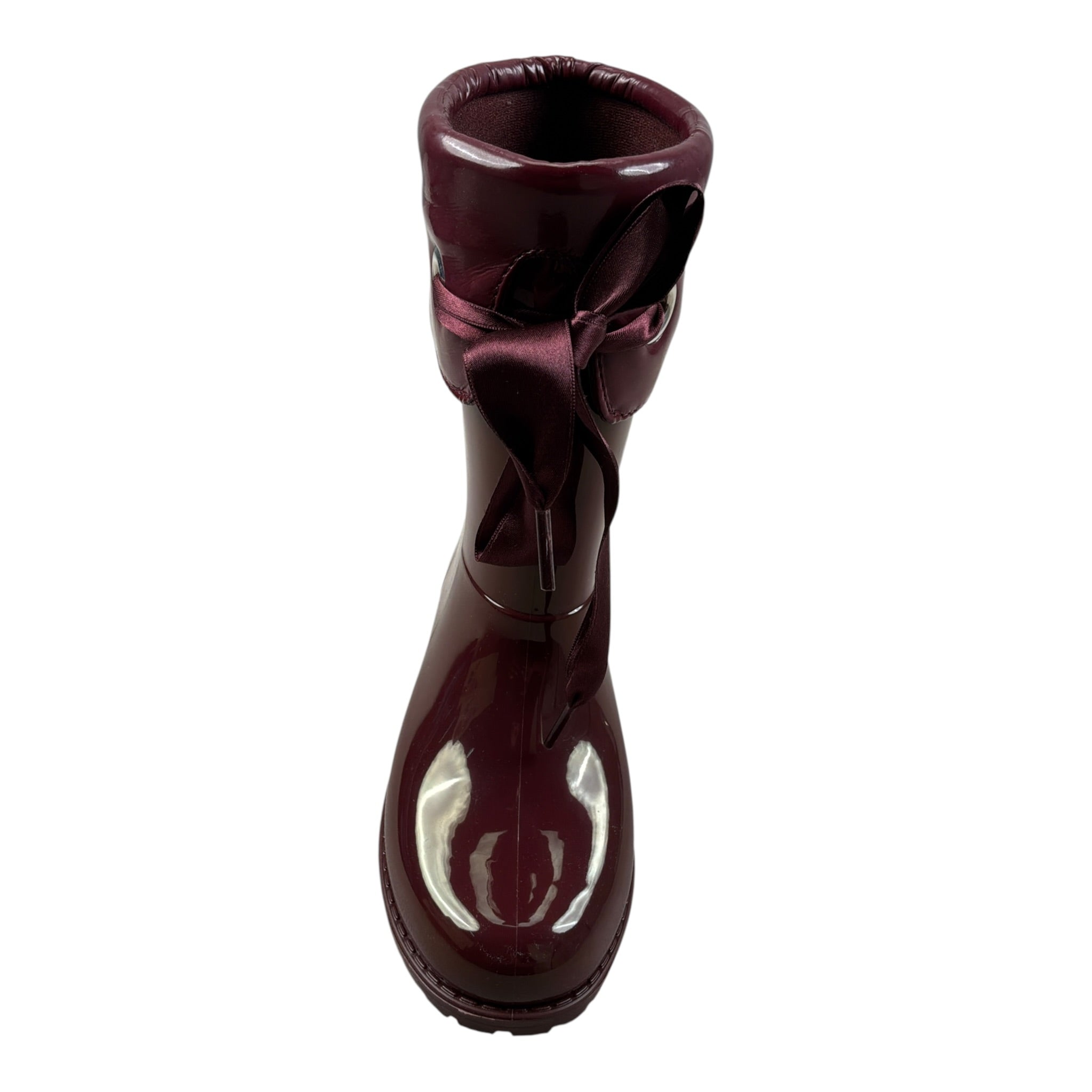 Igor Stivale tinta unita con Fiocco Bordeaux per Bambina W10114X BORDEAUX IGOR 