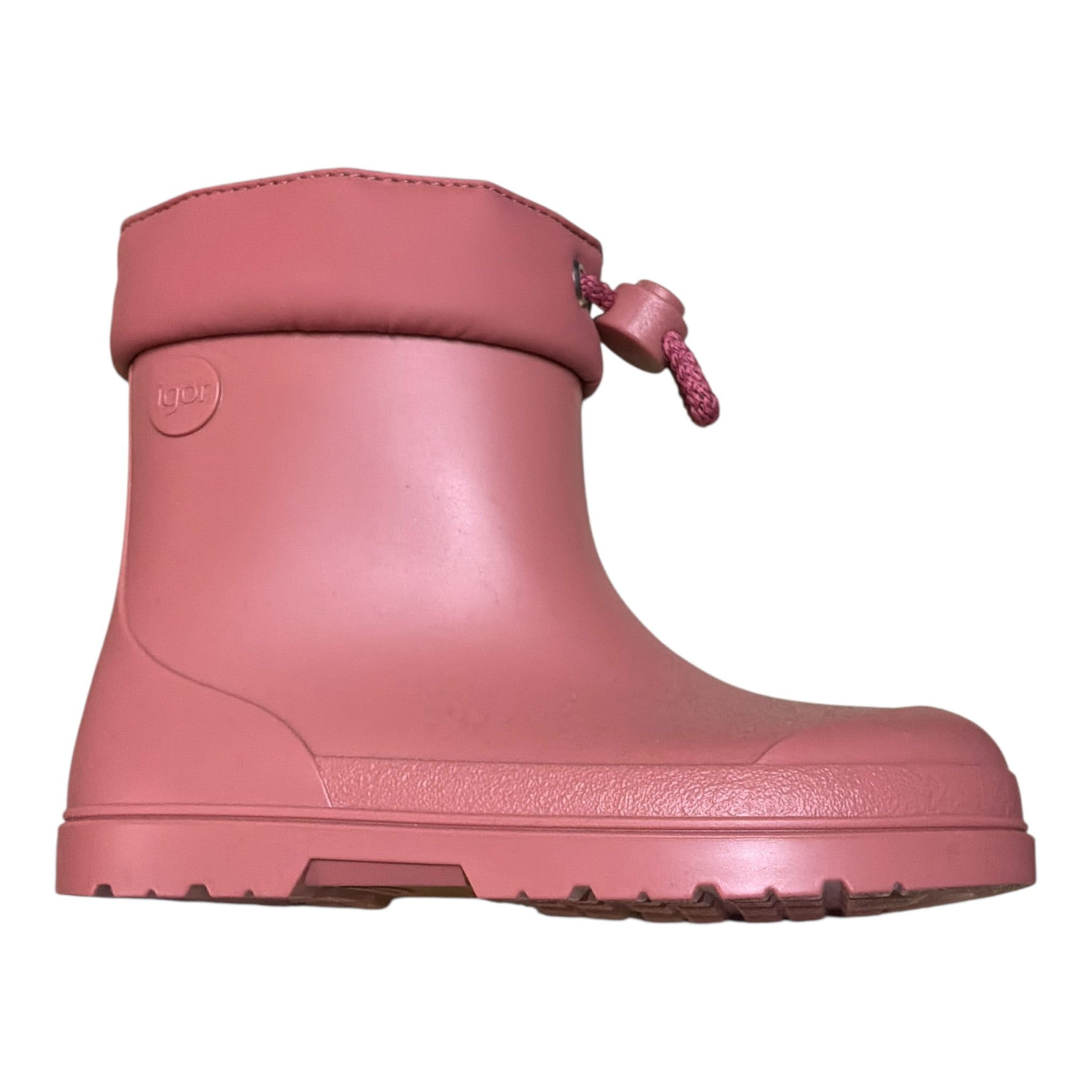 Igor Stivali tinta unita In Gomma Rosa per Bambina W10305 ROSA IGOR 