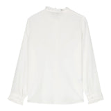 Il Gufo Camicia Manica Lunga Tint Unita Panna per Bambina A23CL245C0019 PANNA IL GUFO 