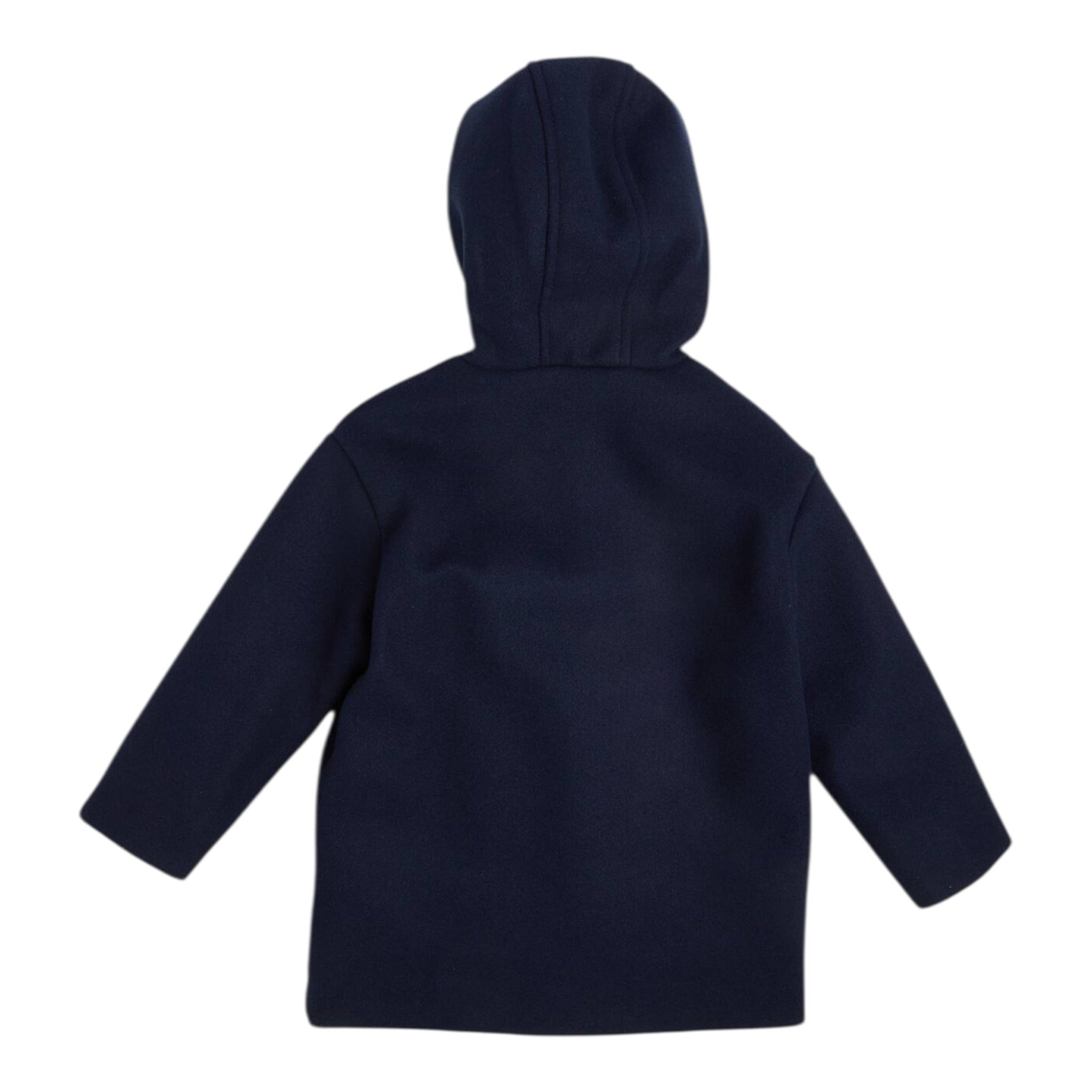 Il Gufo Cappotto tinta unita con Cappuccio Blu per Bambino A23GP309M0138 BLU IL GUFO 