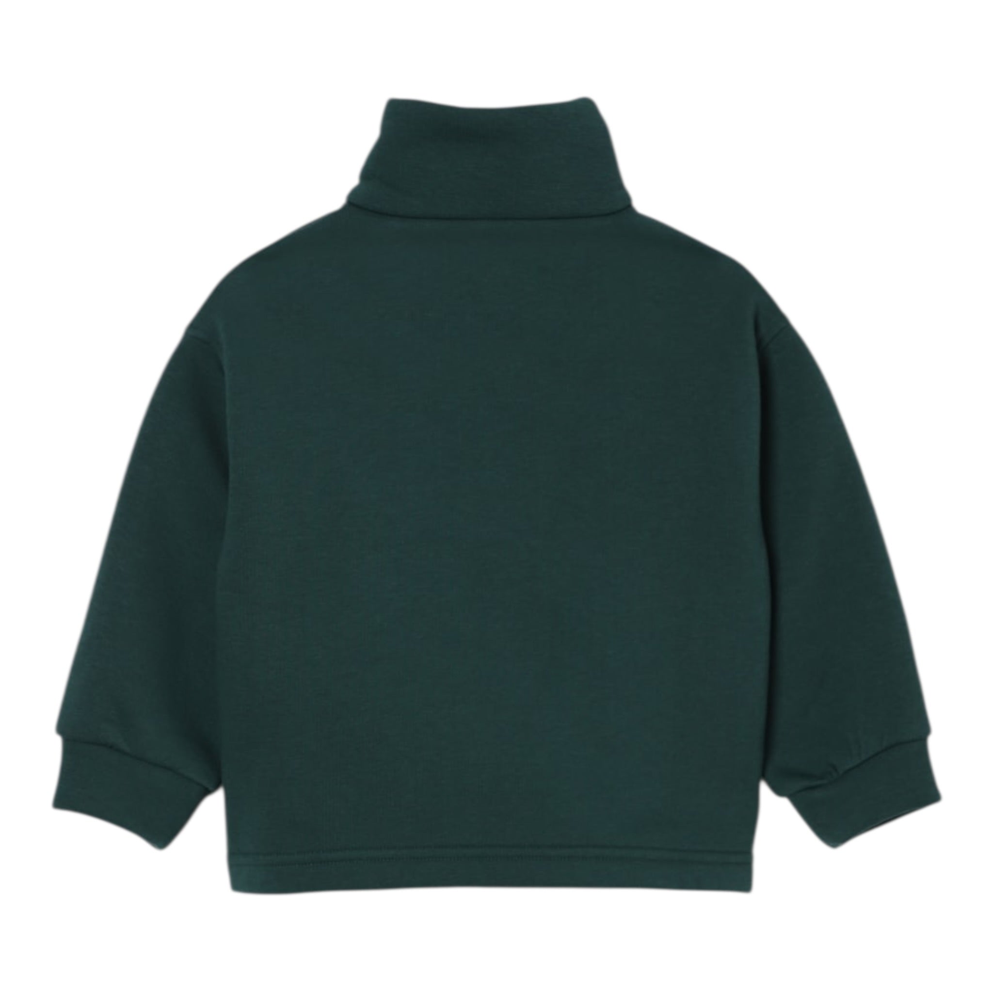 Il Gufo Felpa tinta unita con Zip Verde per Bambino A25GCF0003M0154 VERDE IL GUFO 