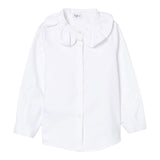 Il Gufo Camicia Manica Lunga Tint Unita Bianco per Bambina A25GCL0002C0052J BIANCO IL GUFO 