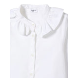 Il Gufo Camicia Manica Lunga Tint Unita Bianco per Bambina A25GCL0002C0052J BIANCO IL GUFO 