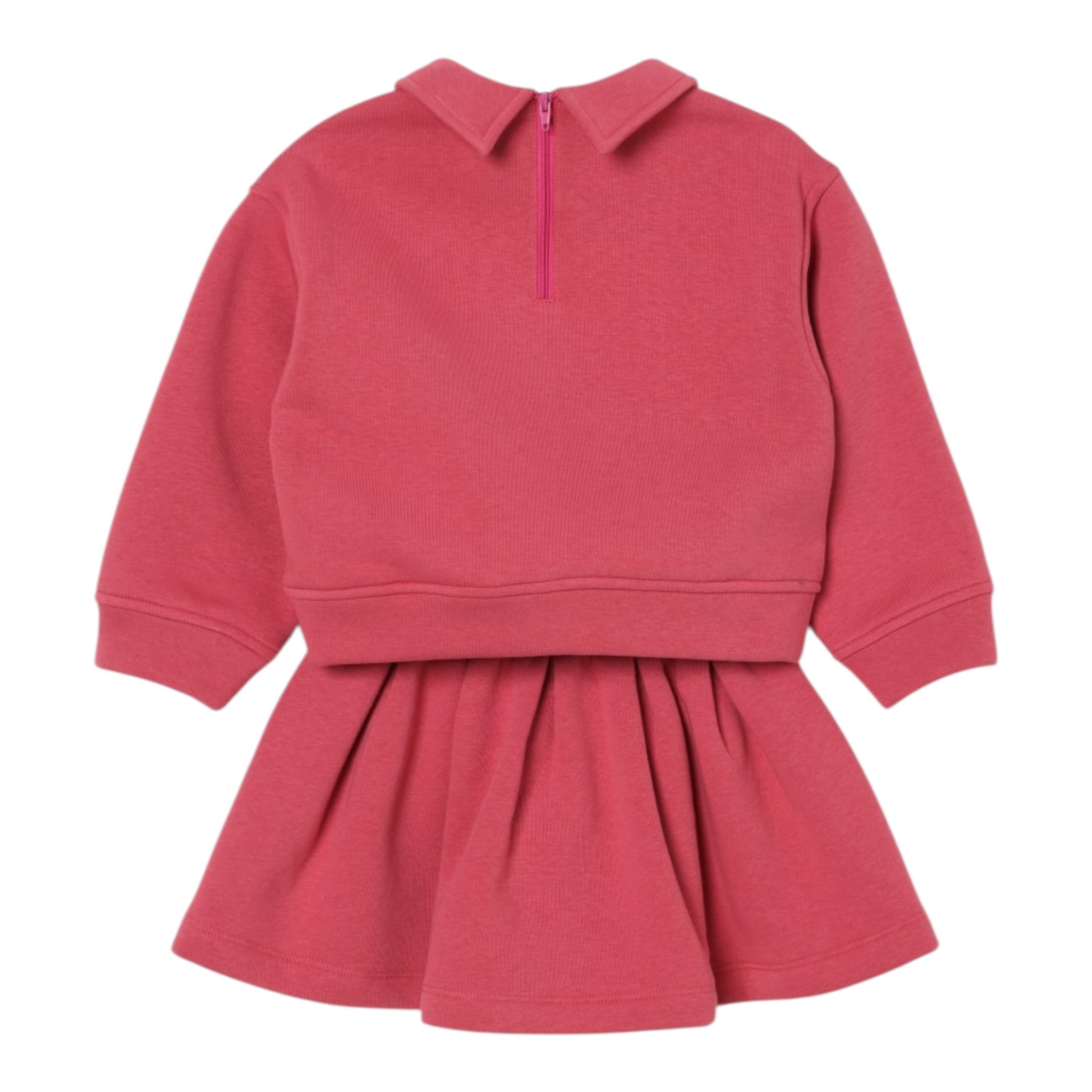 Il Gufo Completo 2 Pezzi Felpa-Gonna tinta unita Rosa per Bambina A25GDG0001M0154 ROSA IL GUFO 