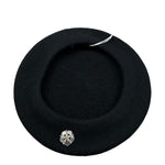 Il Gufo Cappello tinta unita con Applicazione Nero per Bambina A25GEO0011EA302 NERO IL GUFO 