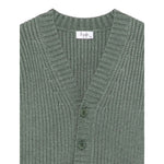 Il Gufo Cardigan tinta unita con Scollo A V Verde per Neonato A25GGF0009EM223N VERDE IL GUFO 