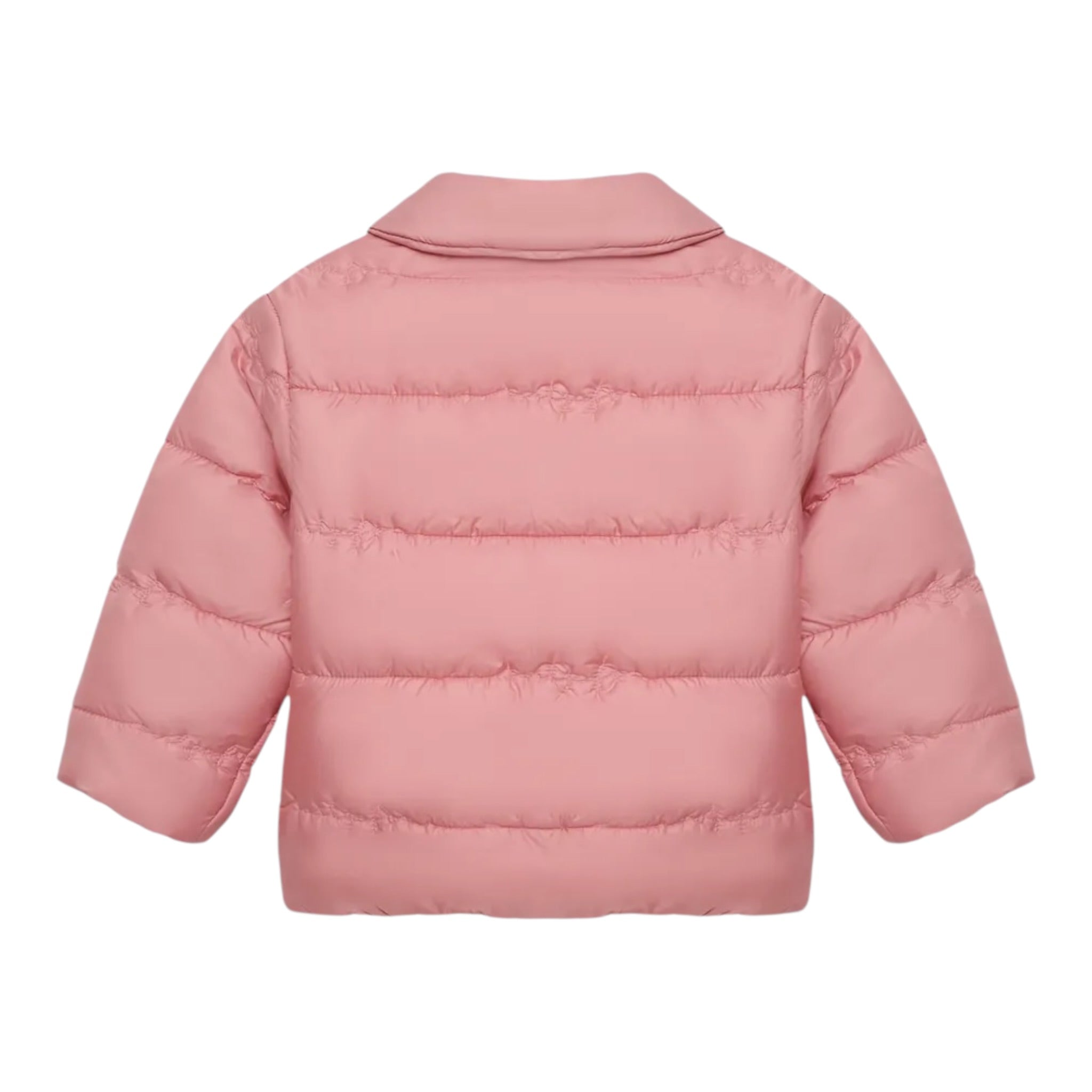 Il Gufo Giubbino tinta unita con Zip E Colletto Rosa per Neonata A25GGM0026NN106 ROSA IL GUFO 