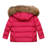 Il Gufo Giubbino tinta unita con Cappuccio E Zip Fuxia per Bambina A25GGM007N0108J FUXIA IL GUFO 
