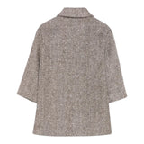 Il Gufo Cappotto tinta unita con Bottoni Bianco per Bambina A25GGP0010W5017 BIANCO IL GUFO 