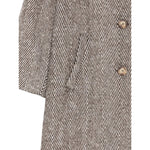 Il Gufo Cappotto tinta unita con Bottoni Bianco per Bambina A25GGP0010W5017 BIANCO IL GUFO 