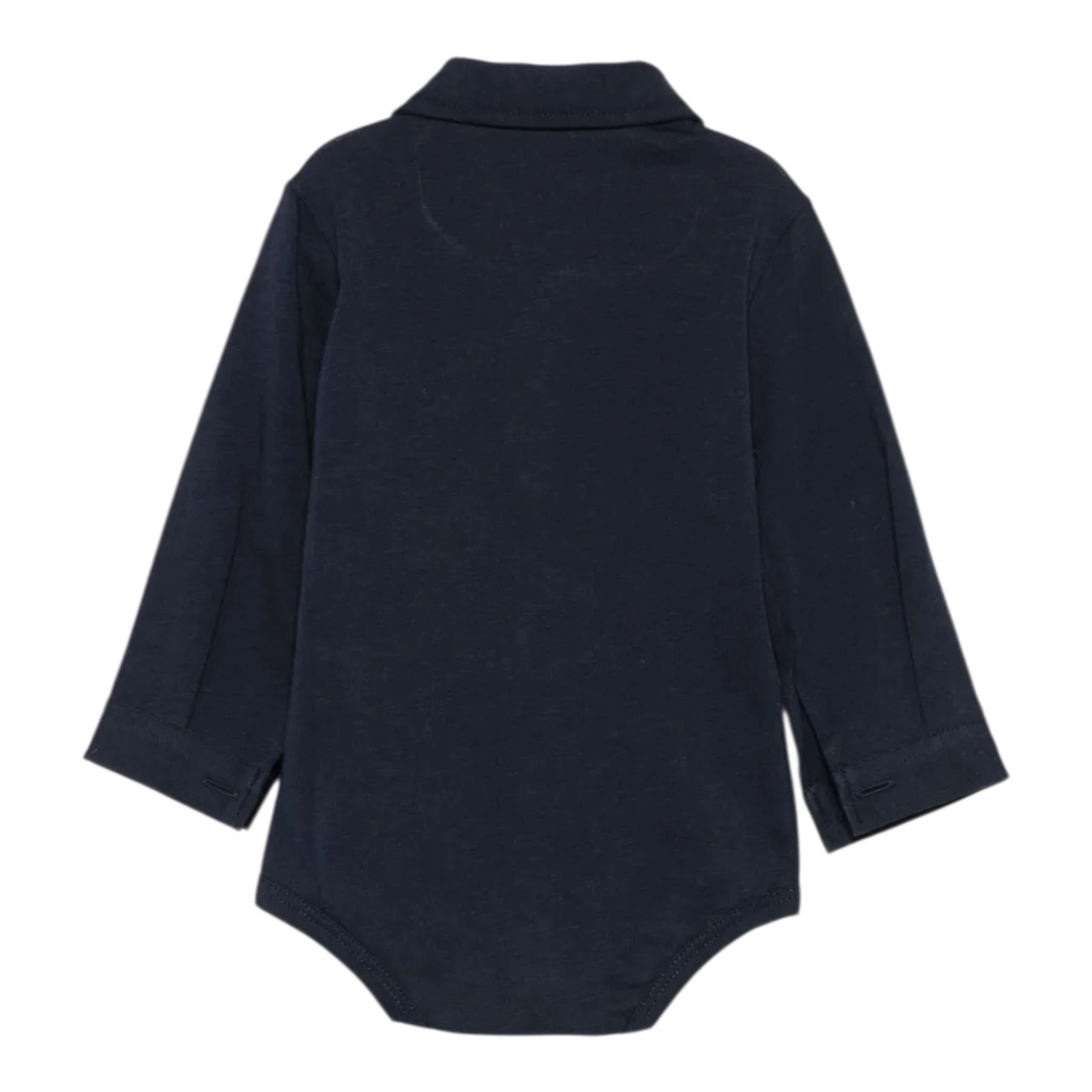 Il Gufo Camicia Body Manica Lunga tinta unita Blu per Neonato A25GMB0001MF002 BLU IL GUFO 