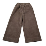 Il Gufo Pantalone tinta unita Modello Palazzo Marrone per Bambina A25GPL0004V6012J MARRONE IL GUFO 