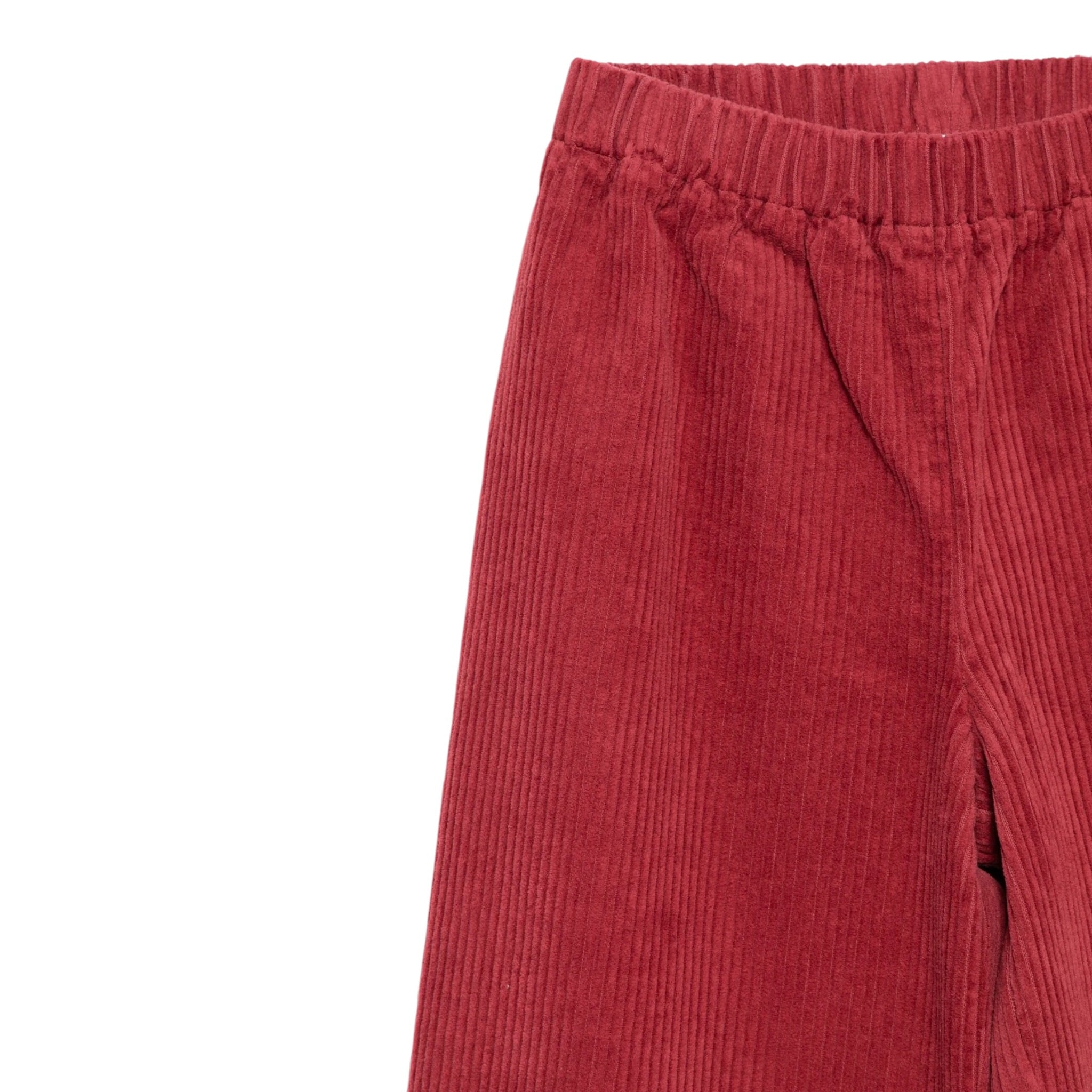 Il Gufo Pantalone tinta unita Modello Palazzo Rosso per Bambina A25GPL0004V6012J ROSSO IL GUFO 