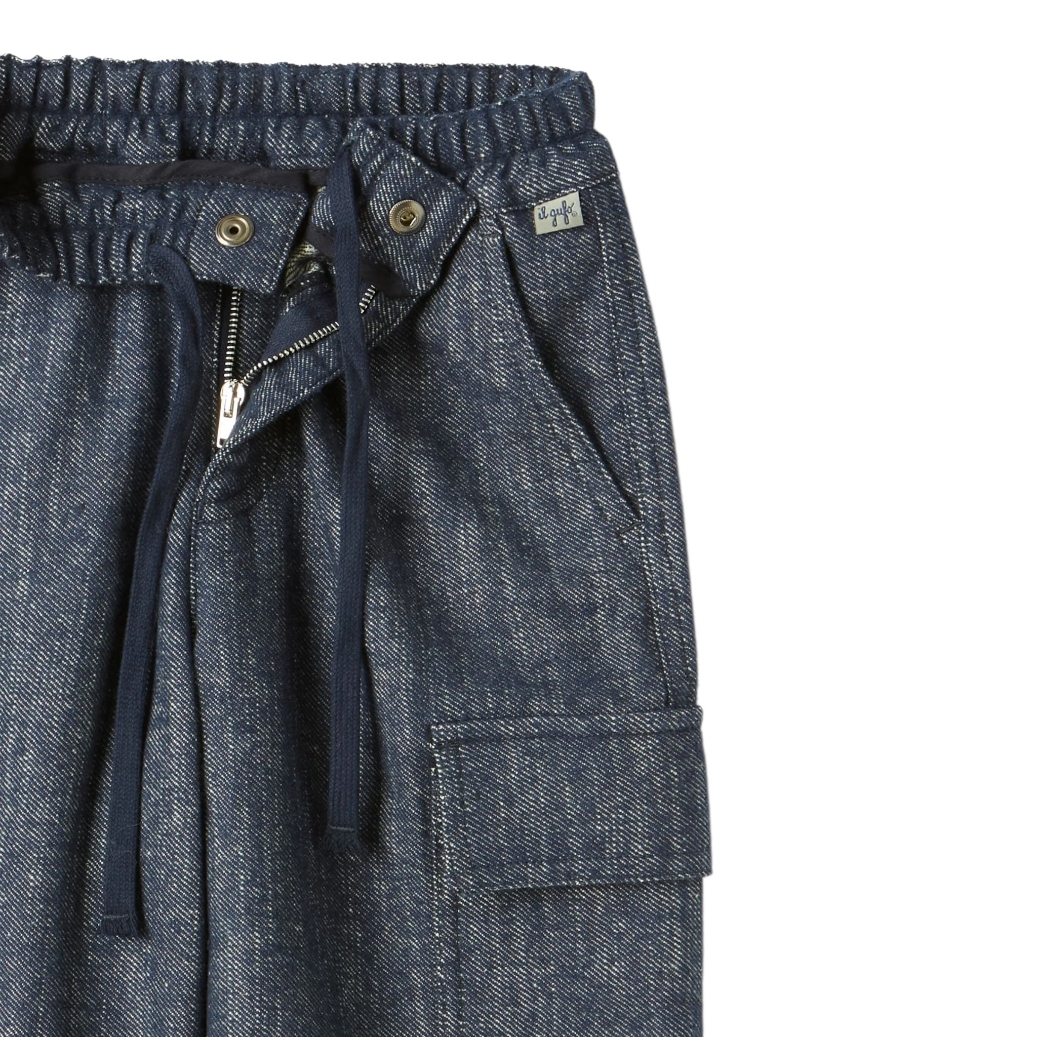 Il Gufo Jeans tinta unita con Elastico I Vita Blu per Bambino A25GPL0030C0074 BLU IL GUFO 