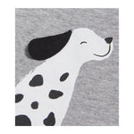 Il Gufo Shirt Girocollo tinta unita con Stampa Grigio per Neonato A25GT0014MF002 GRIGIO IL GUFO 