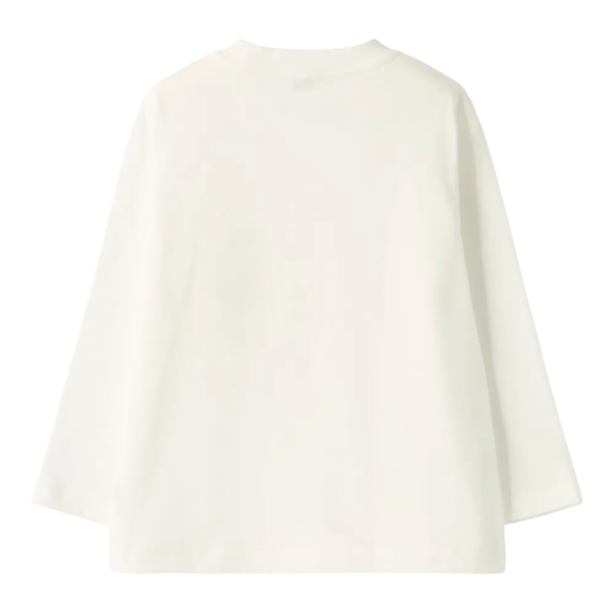 Il Gufo Shirt tinta unita con Stampa Bianco per Bambino A25GTA0009MF002J BIANCO IL GUFO 