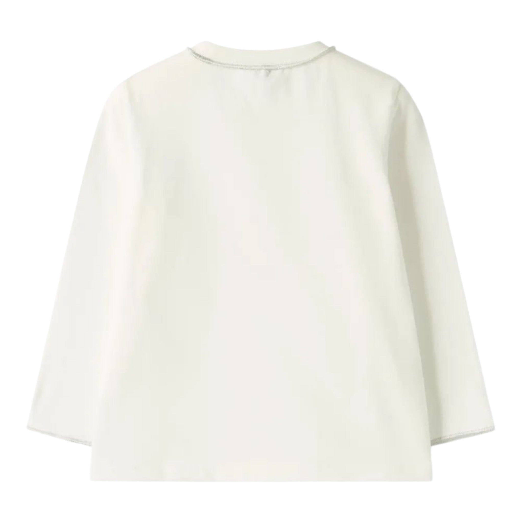 Il Gufo Shirt tinta unita Bianco per Bambina A25GTA0015MF003 BIANCO IL GUFO 