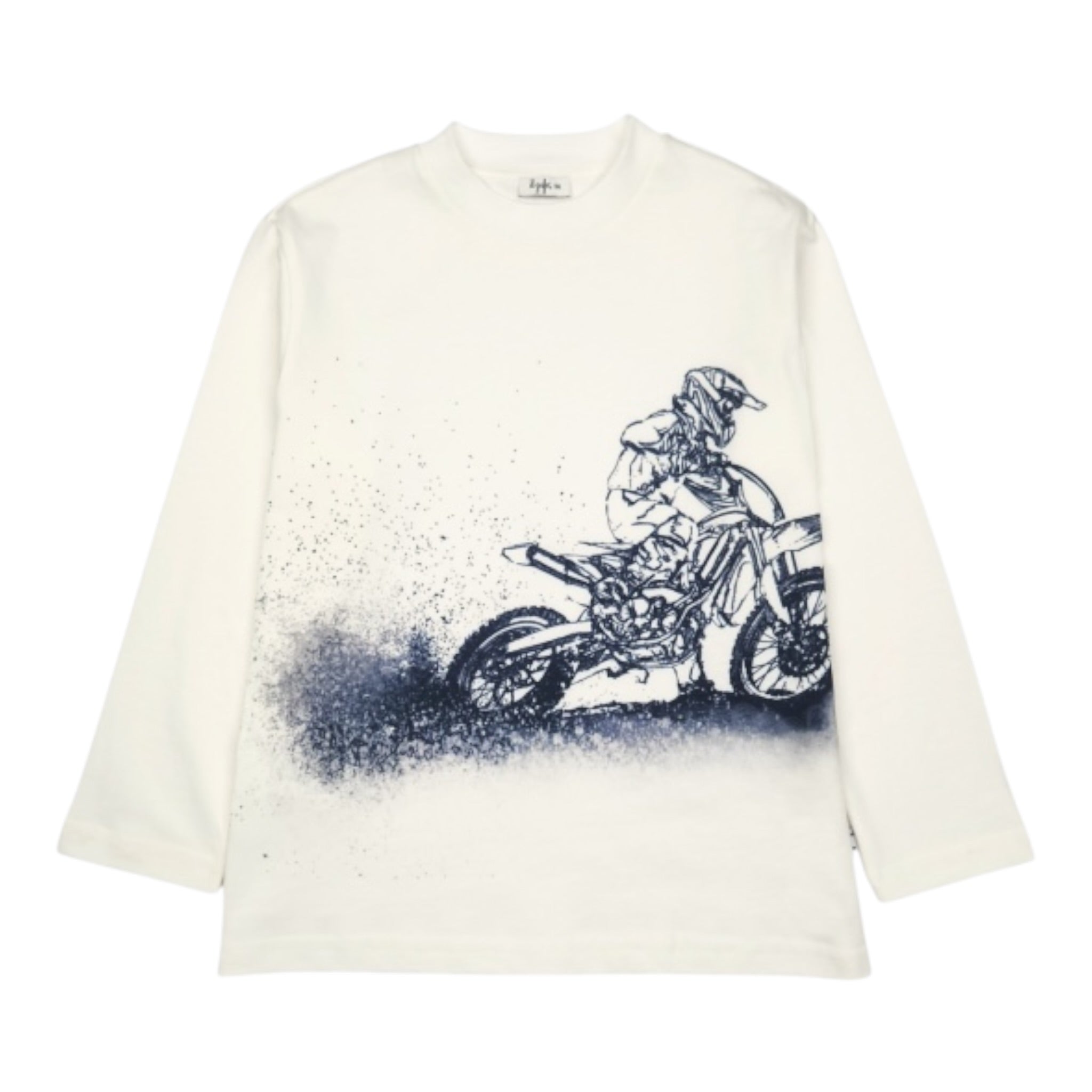 Il Gufo Shirt tinta unita con Stampa Bianco per Bambino A25GTA0024MF002 BIANCO IL GUFO 