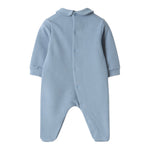 Il Gufo Tutina Manica Lunga tinta unita Azzurro per Neonato A25GTP0005M0100 AZZURRO IL GUFO 