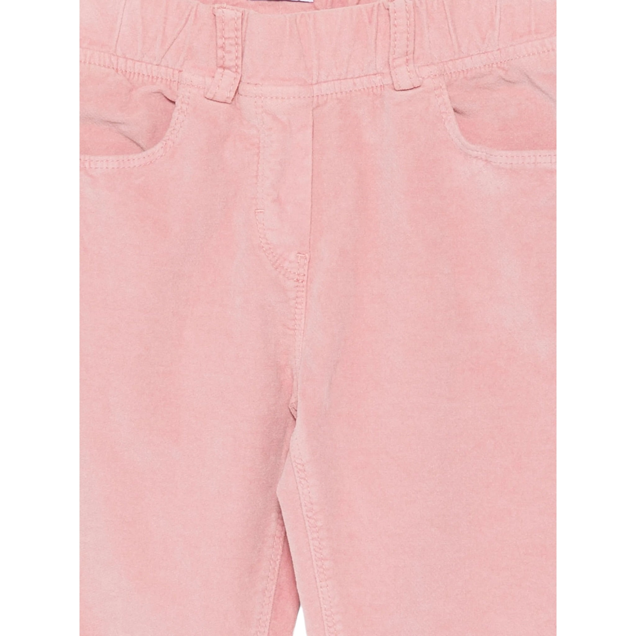 Il Gufo Pantalone tinta unita con Elastico In Vita Rosa per Bambina A25PL0008V6006 ROSA IL GUFO 