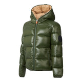 Il Gufo Giubbino tinta unita con Zip E Cappuccio Verde per Neonato J31280BLOVE21 VERDE IL GUFO 