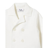 Il Gufo Cardigan tinta unita Doppiopetto Panna per Neonato L01XGF0004EM109 PANNA IL GUFO 