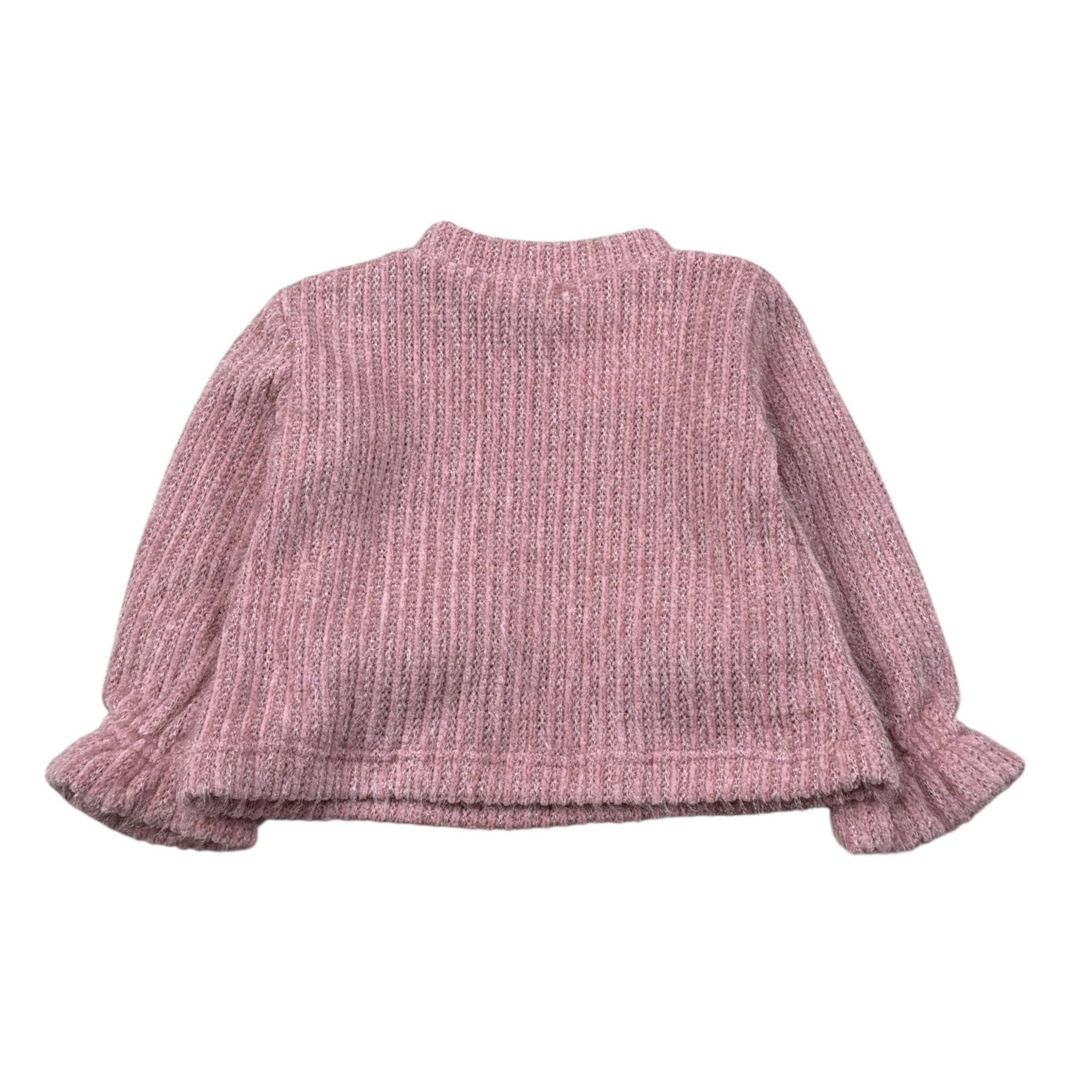 Illiana Maglia Girocollo tinta unita Rosa per Bambina 734FB ROSA ILLIANA 