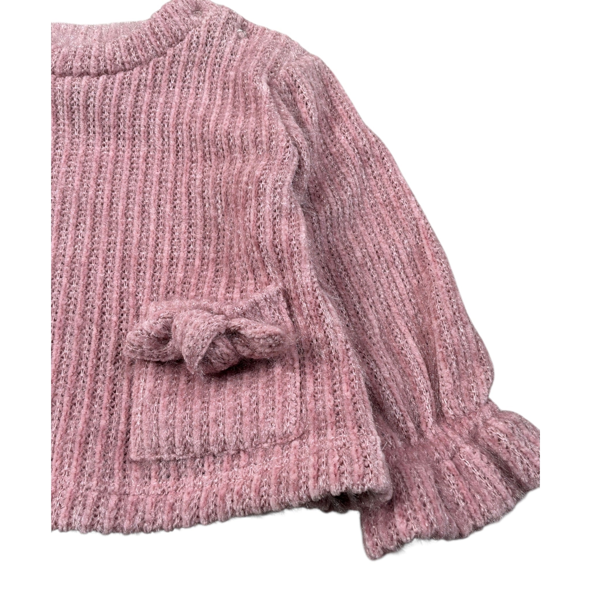 Illiana Maglia Girocollo tinta unita Rosa per Bambina 734FB ROSA ILLIANA 
