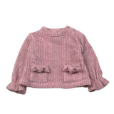 Illiana Maglia Girocollo tinta unita Rosa per Bambina 734FB ROSA ILLIANA 