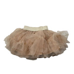 Illiana Gonna tinta unita con Tulle Beige per Neonata 741F BEIGE ILLIANA 