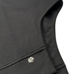 Imperial Felpa tinta unita Giromanica con Cappuccio Nero per Bambina MM00172G80 NERO IMPERIAL 